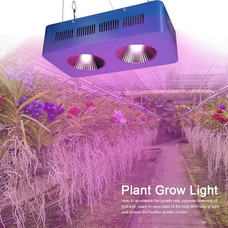 WALFRONT 600W Plant LED COB Full Spectrum Grow Light Lamp for Greenhouse Indoor Plants Vegetable Flower, LED Grow Light, Full Spectrum Grow