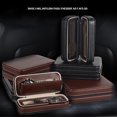 thumbnail image 4 of Koszal 2/4/8 Grid Faux Leather Zipper Watch Jewelry Storage Box Organizer Display Case, 4 of 7