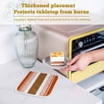 thumbnail image 6 of Burnt Orange Farmhouse Pot Holders for Kitchen Heatproof Potholder, 4 Pack Orange Brown Striped Hot Pads Multipurpose Oven Pads Cloth Potholders Trivet for Cooking and Baking, 6 of 8
