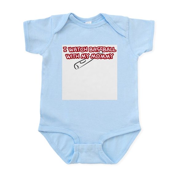 CafePress - Cincinnati Baseball Mommy Infant Bodysuit - Baby Light Bodysuit, Size Newborn - 24 Months