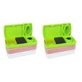 thumbnail image 4 of Transemion Household Portable Pill Storage Box Splitter Outdoor Hiking Camping Tablets Organizer Adults Case Container Green 2Set, 4 of 6