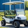 thumbnail image 5 of Pzuqiu Monstera Leaf Print Golf Cart Seat Cover Comfortable, Fit for Outdoor 2-Seats Cart Suitable for Ezgo Yamaha, 5 of 9