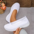 thumbnail image 7 of Women's Breathable Knit Slip-On Sneakers - Lightweight Casual Walking Shoes, Non-Slip Comfort Flats 37, 7 of 7