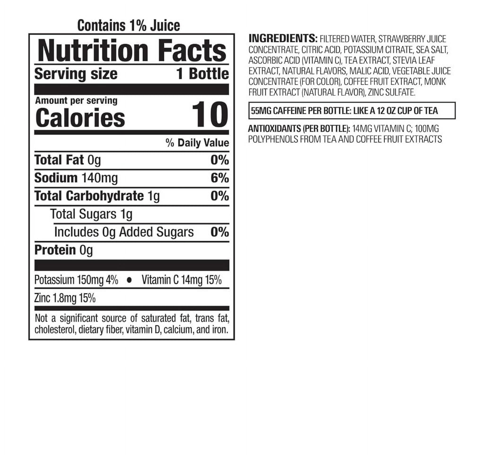 Bai Kupang Strawberry Kiwi Flavored Water, 18 fl oz (6 Pack)