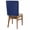 Blue, variant on Navy Blue Pure Color Chair Back Covers, Aesthetics Contemporary Luxury Removable Chair Covers for Dining Chairs Set of 6, Washable Chairs Slipcovers Back Seat Protector for Wedding Party 19"x20"