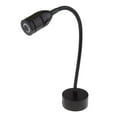 thumbnail image 4 of Cabecera de lámpara De Lectura LED De Cuello De 2X 12V 2W 6000K Con Interruptor Negro Yotijar Luz de gráfico de lectura, 4 of 10