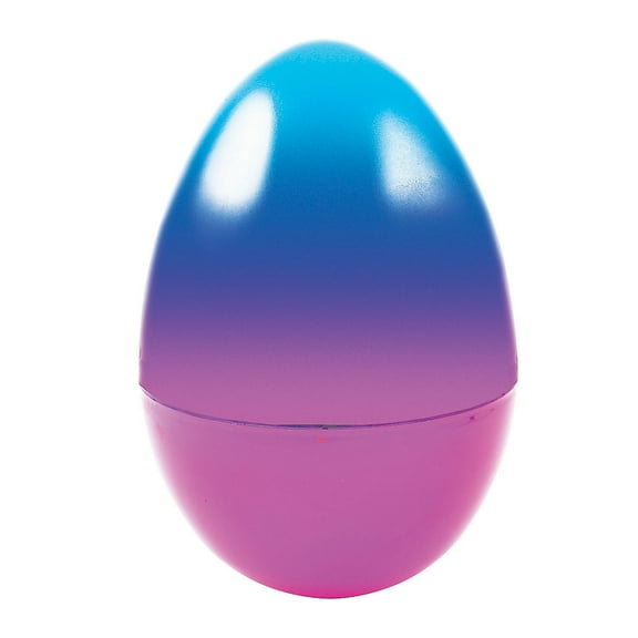 2 Tone Humoungous Metallic Easter Egg - Party Supplies - 1 Piece