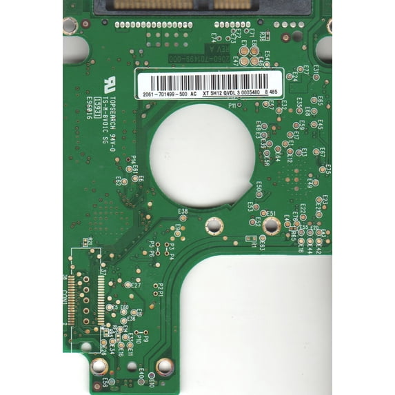 WD2500BEVS-22VAT0, 2061-701499-500 AC, WD SATA 2.5 PCB