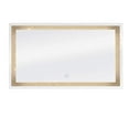 thumbnail image 3 of Dyconn Faucet Edison Crystal Wall Mounted LED Bathroom Mirror, 60"w X 35"h, 3 of 3