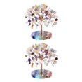 thumbnail image 2 of Toystoory Elegante colgante de árbol con piedras de cristales curativos, añade encanto a los materiales del hogar, decoración hecha a mano Type3 NO3, 2 of 6