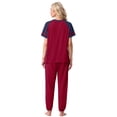 thumbnail image 7 of MINTREUS Lounge Sets for Women Two Piece Pajama Set Short Sleeve Pjs Joggers Long Pants Tracksuit with Pockets, 7 of 7
