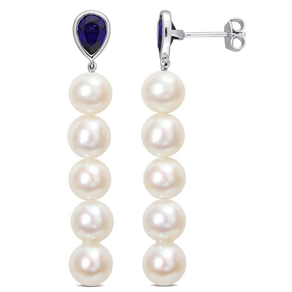 Everly Women's Cultured Pearl Sterling Silver Earrings