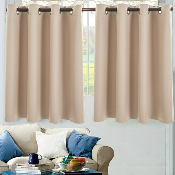 Insulated Thermal Blackout Window Curtain Panels for Bedroom Living Room, Noise Reducing Energy Efficient Grommet Drapes with Foam Lining for Home Decor