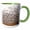 Green/White, variant on 3drose, Flock of Snow Geese, 11oz Mug