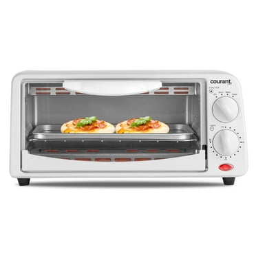 COURANT COMPACT TOASTER OVEN 650W, WHITE