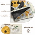 thumbnail image 6 of Yellow Gnomes Area Rugs 2.7'x5', Washable Small Throw Rugs for Kitchen Bedroom, Spring Floral Bees Daisy Branches Indoor Outdoor Rug Non-Slip Low Pile Carpet Runner Reversible Floor Mats, 6 of 8