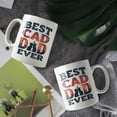 thumbnail image 3 of Best Cat Dad Ever Coffee Mugs 15 OZ Sublimation Mugs,Double-sided Printing Ceramic Cups Ceramic Mugs for Coffee,Tea,Hot Cocoa, 3 of 4