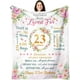 thumbnail image 1 of LHSHID 23rd Birthday Gifts for Women 23rd Birthday Decorations Blanket 23 Year Old Birthday Gifts for Her Gifts for 23 Year Old Female Best 23rd Birthday Gift Ideas Throw Blanket 30"x40", 1 of 8