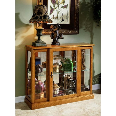 33 In Console Curio Cabinet Walmart Com