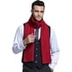 thumbnail image 4 of Bufanda de punto de lana merino con tacto de cachemira de invierno para hombre, suave y cálida., 4 of 5