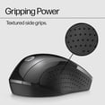 thumbnail image 3 of HP Wireless Gaming Mouse - 15-Month Battery, Side Grips for Control, Travel-Friendly, Blue LED, Powerful 1600 DPI Optical Sensor, Compatible with Wins PC/Laptop, Mac, Chromebook, 3 of 7