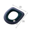 thumbnail image 2 of Gumesh Thickened Fluffy Toilet Seat Cushion - Waterproof Zipper Cover, All-Season Warm Soft Pad, Universal Fit for Round/Oval Toilets | Easy Clean, 2 of 3