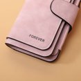 thumbnail image 3 of Women Leather Wallet Multi Card Pockets Large Capacity Zip Card Holder Wallet for Cash Pink Free Size, 3 of 8