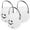 White, variant on 3pcs Pumpkin Buckets Halloween Candy Holders Handheld Plastic Candy Container