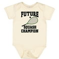 thumbnail image 3 of Inktastic Future Squash Player Champion Boys or Girls Baby Bodysuit, 3 of 5