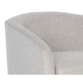 thumbnail image 6 of Sunpan Hazel 19" Modern Fabric Swivel Lounge Chair in Belfast Heather Gray, 6 of 9