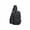 Black, variant on Crossbody Bags for Women, Nylon Sling Waist Chest Pack Lightweight, 18x12x5 cm, for Outdoor Travel and Daily Use