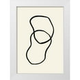 thumbnail image 1 of Uppsala Studio 18x24 White Modern Wood Framed Museum Art Print Titled - Shape 02, 1 of 4