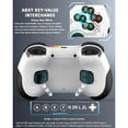 thumbnail image 3 of Wireless Gaming Controller Compatible with iPhone/iPad/Tablet, Joystick for iOS/Android, Features Macro Buttons, Hall-Rocker, Hall-Trigger-Starry Star White, 3 of 8