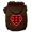 Brown, variant on Argyle Heart Red Screen Print Pet Hoodies