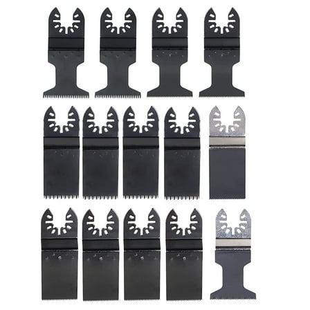 ALL-CARB Oscillating Saw Blade Multi-Tool Blade Accessories Set for Wood Plastic 14 Pieces