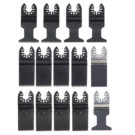 

ALL-CARB Oscillating Saw Blade Multi-Tool Blade Accessories Set for Wood Plastic 14 Pieces