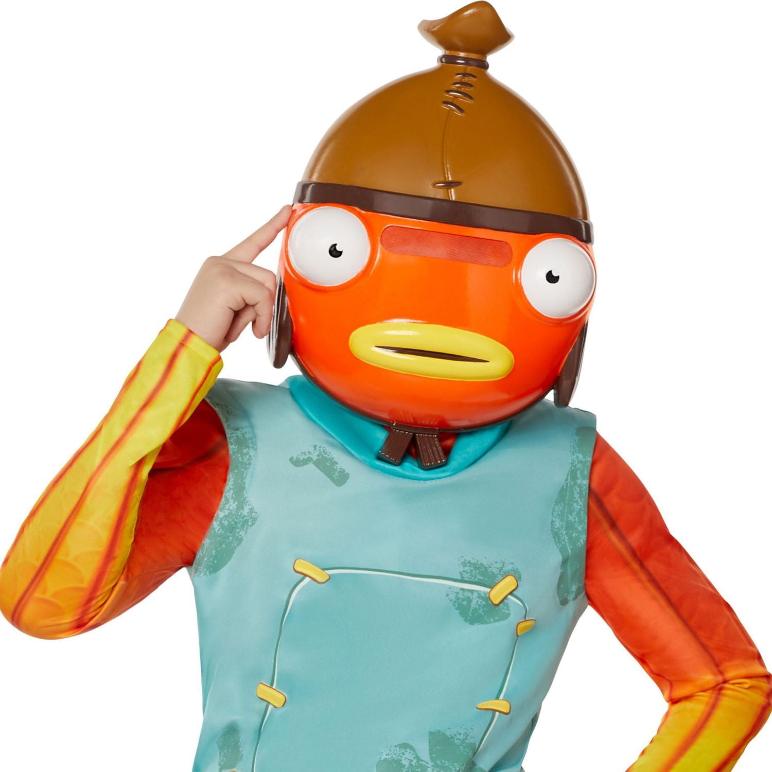 InSpirit Designs Masque d'Halloween pour adulte Fortnite Fishstick sous licence officielle