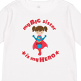 thumbnail image 4 of Inktastic My Big Sister is my Hero Boys or Girls Long Sleeve Toddler T-Shirt, 4 of 5