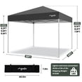 thumbnail image 3 of GVDV Canopy Tent, 10x10 ft Easy Pop up Outdoor Canopy Tent, Portable Straight Leg Gazebo Instant Canopy, 3 of 11