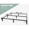 ULIESC HeavyDuty Queen Size Bed Frame, 7 Inch Low Profile Metal Base