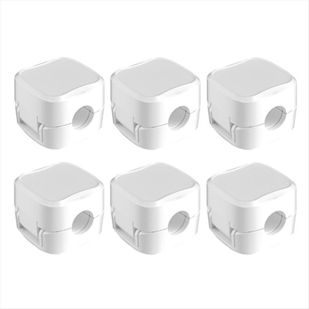 Clips Magnéticos para Cables, Organizador de Cables, Soporte para Cables, Organizador de Cables Adhesivo Magnético, Gancho para Enchufe,