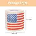 thumbnail image 2 of LOVEVER 4 Rolls Household Paper Rolls Bathroom Tissue Roll Toilet Tissue Paper Printed Tissue Paper, 2 of 8