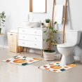 thumbnail image 5 of Yayeee Bath Rugs for Bathroom Floor Non Slip Non Skid Rectangle Soft Absorbent Pumpkins Leaves Patten Machine Washable Mat, 5 of 5