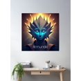 thumbnail image 2 of Annunaki Poster Wall Art, Modern Wall Decor For Living Room Bedroom, 17x17 UNFRAMED, 2 of 3