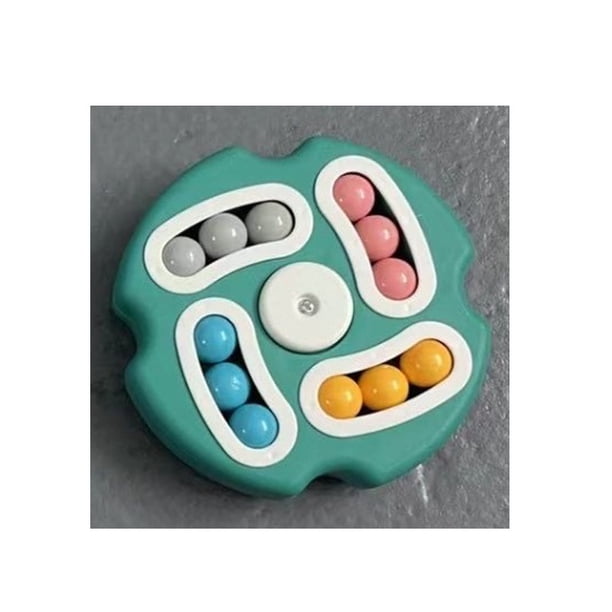 Cubo de Rubik de descompresión con forma de bola creativa, juguete de descompresión con forma de cubo de Rubik, giroscopio con punta de dedo