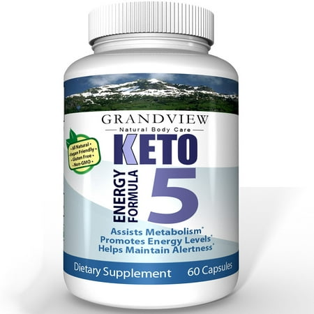 KETO 5 Energy - Supresses Fat Storage. Curbs Appetite. High in Fiber. Rich in Antioxidants. Boosts (Best Way To Curb Appetite)
