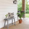 thumbnail image 7 of Benjara Saddle Design Wooden Bench with Grain Details- Gray, 7 of 7