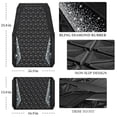 thumbnail image 4 of Juego completo de alfombrillas CAR PASS Diamond Rubber antideslizantes, color negro, 4 of 9