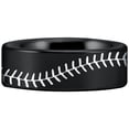 thumbnail image 4 of Tungsten Baseball Stitch Ring, 4 of 6