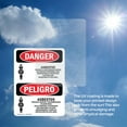 thumbnail image 6 of (2 Pack) Asbestos Cancer Lung Disease Bilingual OSHA Danger Sign, 6 of 7